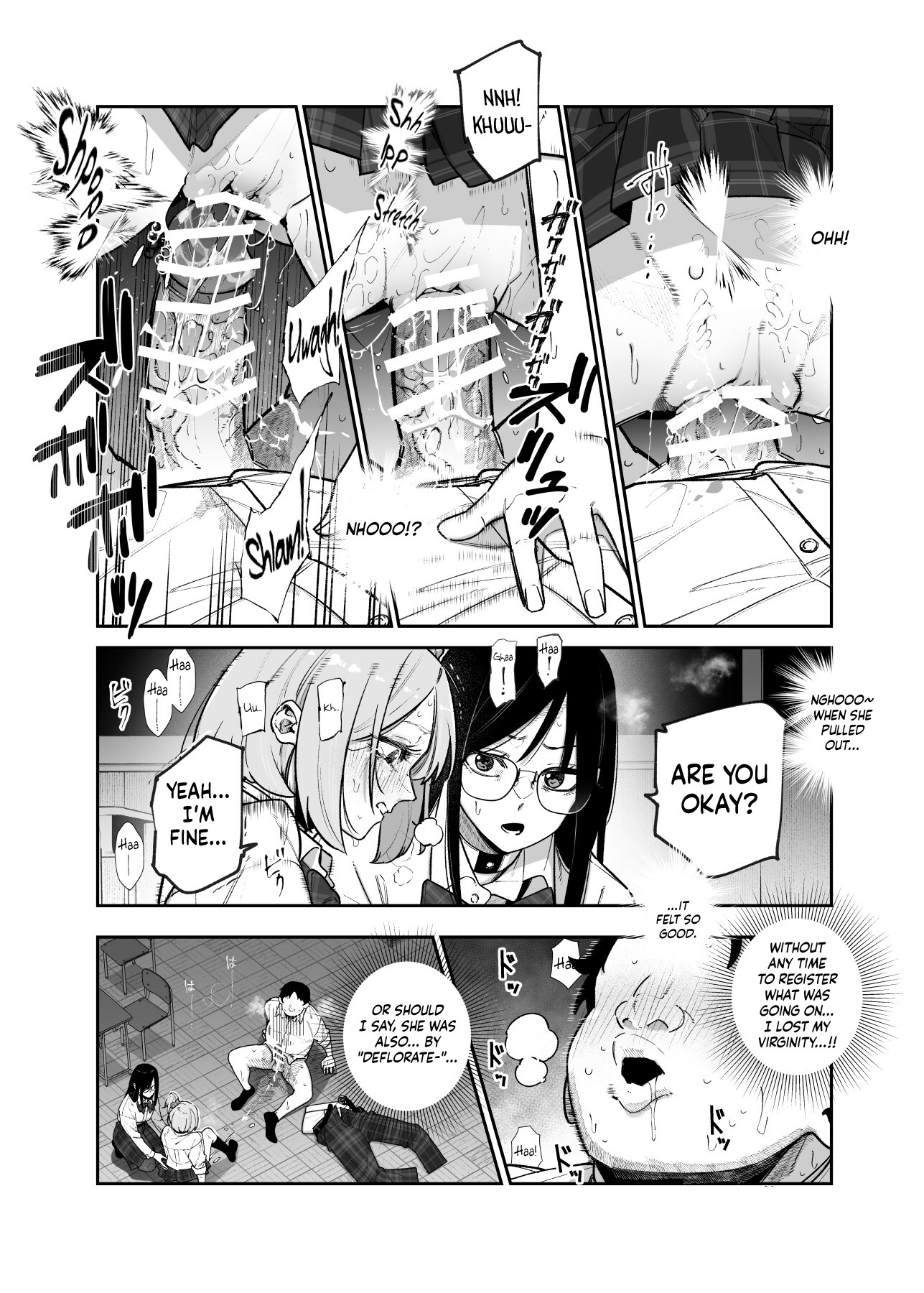 Hentai Manga Comic-We Have No Choice Because We're In A Death Game! EX 1st Period - Don't Act Disgusted, Got It!? Well, It's Not Like I'm Disgusted In The First Place-Read-9